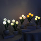 LED Tulp Nachtlamp - Bloem Tafellamp met 3 Takken USB Decoratief Licht
