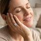 ✨💍Koop 2 Krijg 1 Gratis🔥Geometrische Ovale Maansteen Ring met Zirkonia Accenten – Mystiek, Sprankelend & Tijdloos Elegant🌙✨