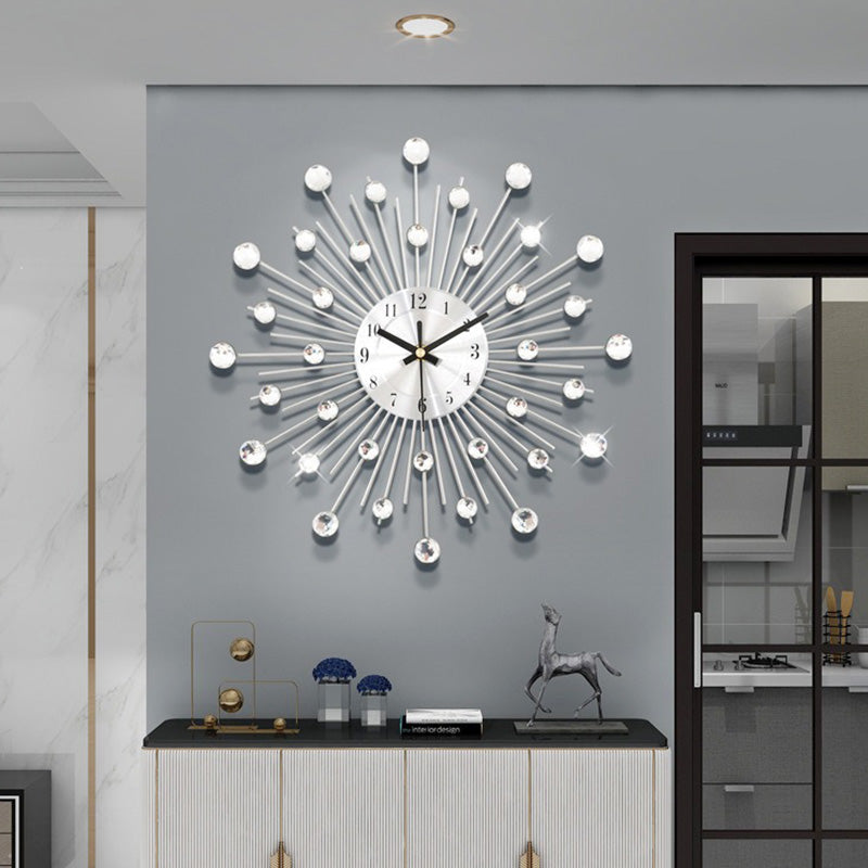 🎁2026 Nieuw binnen 50% KORTING💥💫Stijlvolle Strass-Wandklok | Stil & Elegant Voor Jouw Interieur🕰️✨