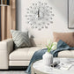 🎁2026 Nieuw binnen 50% KORTING💥💫Stijlvolle Strass-Wandklok | Stil & Elegant Voor Jouw Interieur🕰️✨