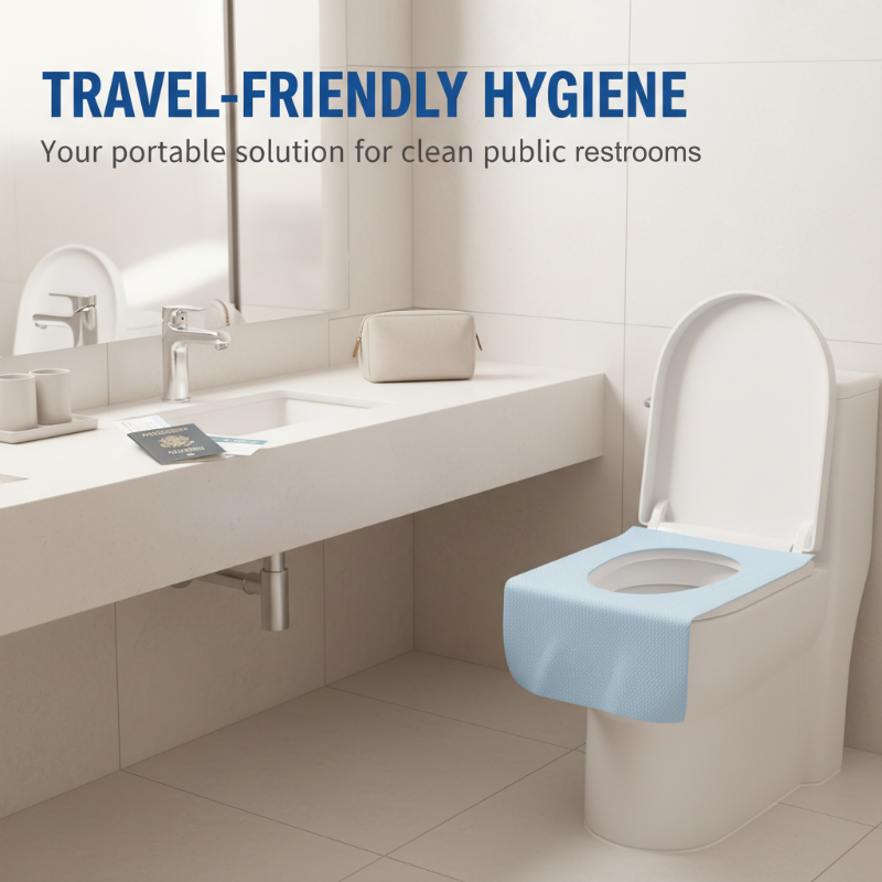 ✨ Set wegwerpbare, waterdichte toiletbrilhoezen – Hygiënisch, comfortabel en ideaal voor op reis en in openbare toiletten 🧳