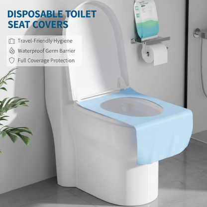 ✨ Set wegwerpbare, waterdichte toiletbrilhoezen – Hygiënisch, comfortabel en ideaal voor op reis en in openbare toiletten 🧳