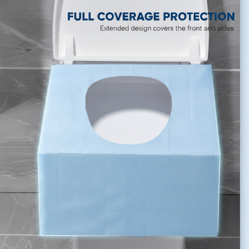 ✨ Set wegwerpbare, waterdichte toiletbrilhoezen – Hygiënisch, comfortabel en ideaal voor op reis en in openbare toiletten 🧳