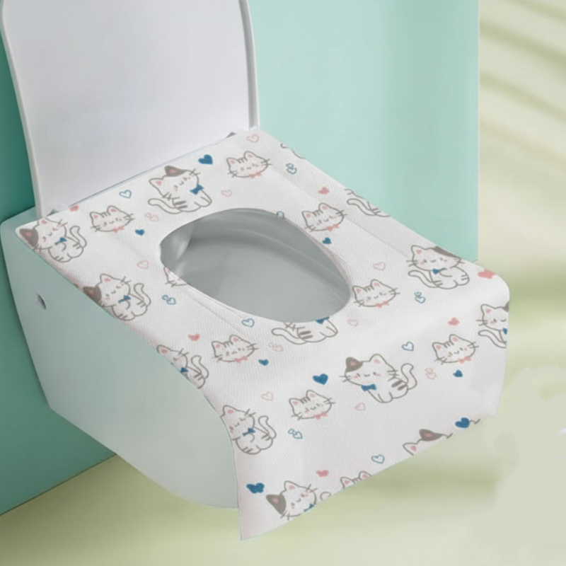 ✨ Set wegwerpbare, waterdichte toiletbrilhoezen – Hygiënisch, comfortabel en ideaal voor op reis en in openbare toiletten 🧳