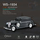 Vintage auto-Bluetooth-speaker met stereogeluid