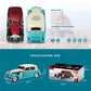 Vintage auto-Bluetooth-speaker met stereogeluid