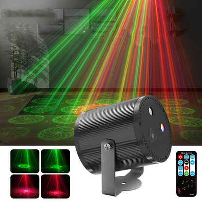📢📢NU 50% KORTING🎇DJ Laser Party Light met 7 lichtstanden en afstandsbediening