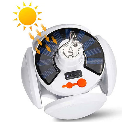 ⚡50 % DE RÉDUCTION🔋Lampe solaire multifonctionnelle et pliable en forme de ballon de football