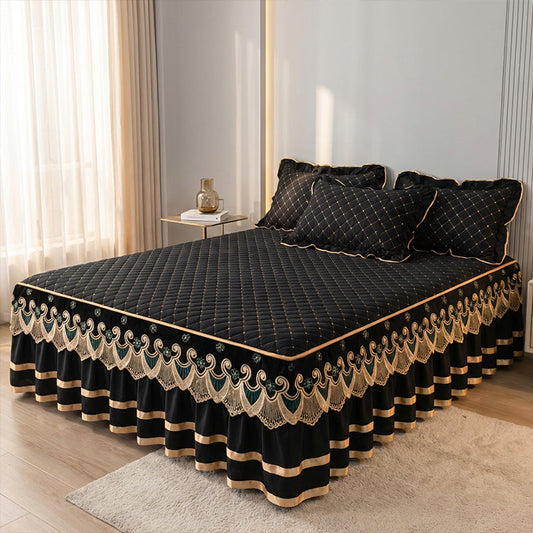 📢📢NIEUW PRODUCT 2026 – 50% KORTING✨Glissed hoeslaken + dekbedovertrek + kussensloop💓🛏️ Vangt de elegantie en het comfort van het moment💫