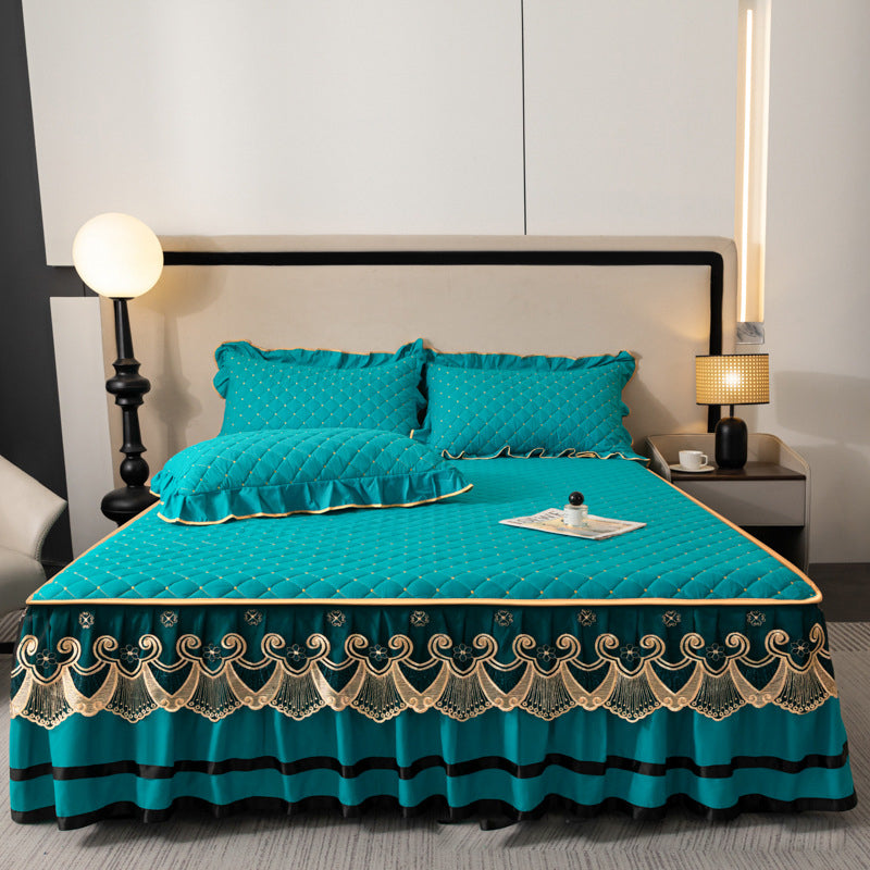 📢📢NIEUW PRODUCT 2026 – 50% KORTING✨Glissed hoeslaken + dekbedovertrek + kussensloop💓🛏️ Vangt de elegantie en het comfort van het moment💫