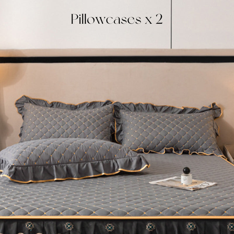 📢📢NIEUW PRODUCT 2026 – 50% KORTING✨Glissed hoeslaken + dekbedovertrek + kussensloop💓🛏️ Vangt de elegantie en het comfort van het moment💫