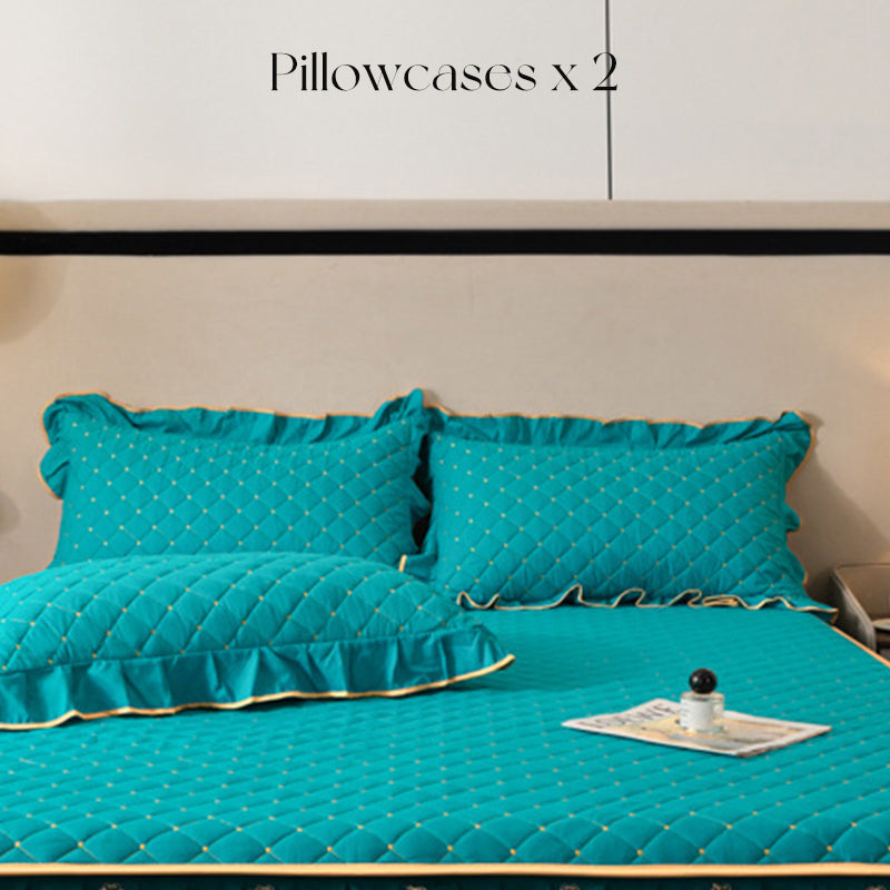 📢📢NIEUW PRODUCT 2026 – 50% KORTING✨Glissed hoeslaken + dekbedovertrek + kussensloop💓🛏️ Vangt de elegantie en het comfort van het moment💫