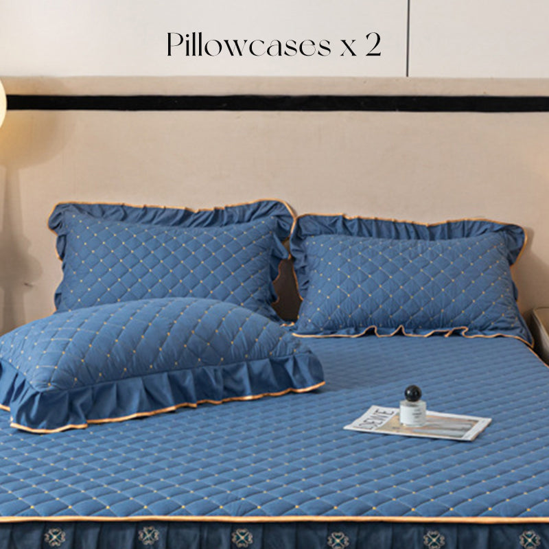 📢📢NIEUW PRODUCT 2026 – 50% KORTING✨Glissed hoeslaken + dekbedovertrek + kussensloop💓🛏️ Vangt de elegantie en het comfort van het moment💫