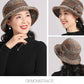 🎉Nieuwjaars Cadeau 50% KORTING!👒Vintage Geruite Clochehoed van Imitatiewol – Elegant & Warm voor Koude Winterdagen!
