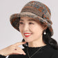 🎉Nieuwjaars Cadeau 50% KORTING!👒Vintage Geruite Clochehoed van Imitatiewol – Elegant & Warm voor Koude Winterdagen!