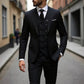👔Slim-fit 3-delig pak voor heren – Getailleerde pasvorm, hoogwaardige stof en perfect voor formele gelegenheden🤵