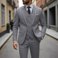 👔Slim-fit 3-delig pak voor heren – Getailleerde pasvorm, hoogwaardige stof en perfect voor formele gelegenheden🤵