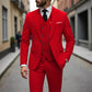 👔Slim-fit 3-delig pak voor heren – Getailleerde pasvorm, hoogwaardige stof en perfect voor formele gelegenheden🤵