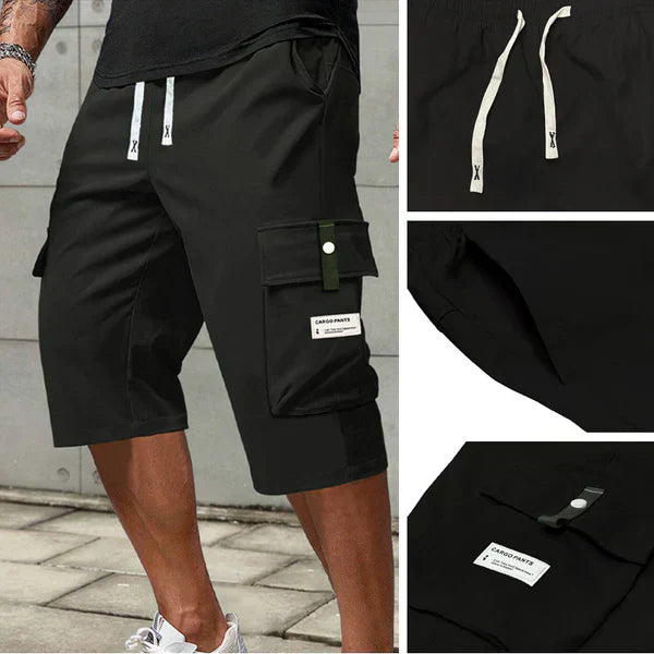 🔥2026 NIEUWE AANWINSTEN – 50% KORTING!💖Casual Capribroek met Trekkoord voor Heren 👖