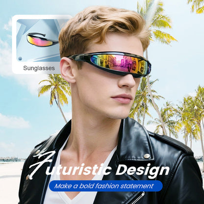 🔥Lichtgewicht futuristische zonnebril met scherm