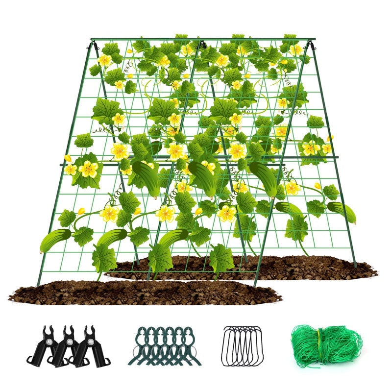 🔥Uitverkoop 50% Korting🏠A-frame tuinrek voor klimplanten