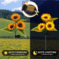 Waterdichte zonnebloemlampjes op zonne-energie – Levensechte bloemblaadjes, IP65 weerbestendig en brandt automatisch 8–12 uur