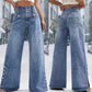 🔥Hoge Taille Jeans met Wijde Pijpen – Comfortabel & Trendy👖