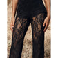 👖Elegante flared kanten broek met hoge taille – Geïntegreerde shortvoering & boho chic voor de zomer en festivals🌸