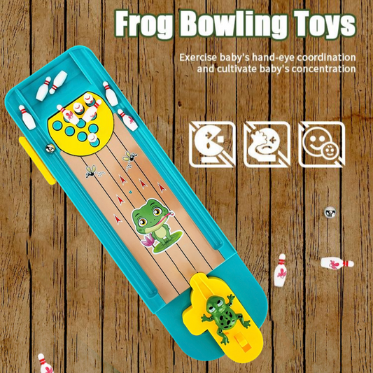 Tafelmodel vingerkikker bowling speelgoed