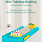 Tafelmodel vingerkikker bowling speelgoed