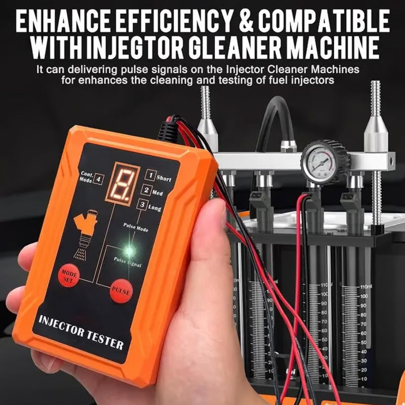 🚗 Professionele 4-Modus Brandstofinjector Tester & Reiniger – Herstel Motorprestaties