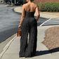 🎁2026 Nieuw binnen 50% KORTING💥🔥🎁Strapless jumpsuit met wijde pijpen en kreukels