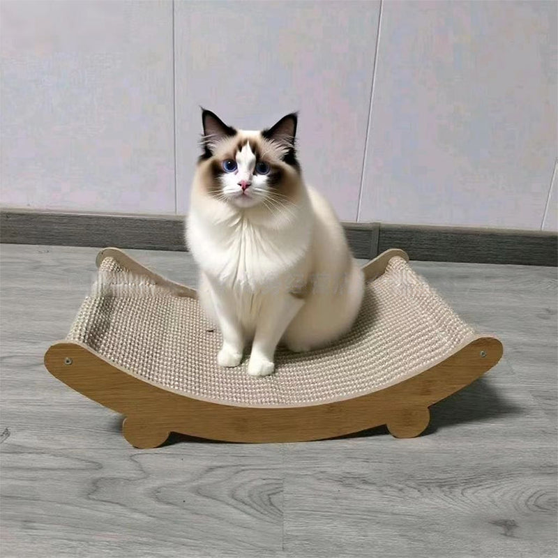 🐱 NU 50% KORTING! ⏰ 2-in-1 Sisal Krab- en Ligstoel voor Katten – Krabben & Loungen, Duurzaam Sisal & Ruimtebesparend 🛏️