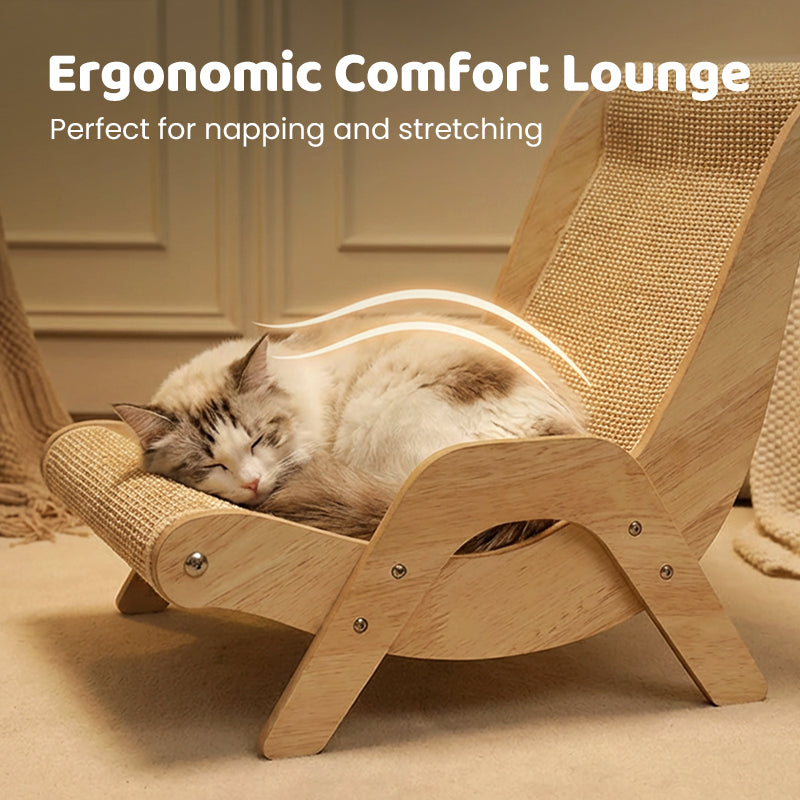 🐱 NU 50% KORTING! ⏰ 2-in-1 Sisal Krab- en Ligstoel voor Katten – Krabben & Loungen, Duurzaam Sisal & Ruimtebesparend 🛏️