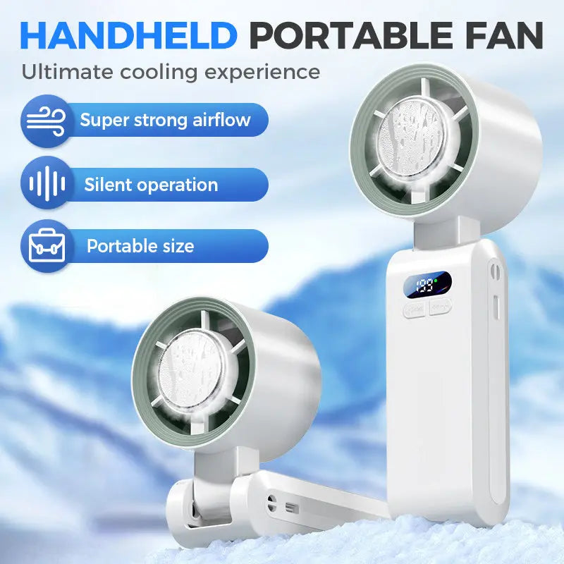 3-In-1 Draagbare Handventilator met IJskoelvak