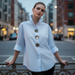👚 Oversized Damesblouse met Knopen – Stijlvol & Comfortabel