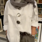 👚 Oversized Damesblouse met Knopen – Stijlvol & Comfortabel