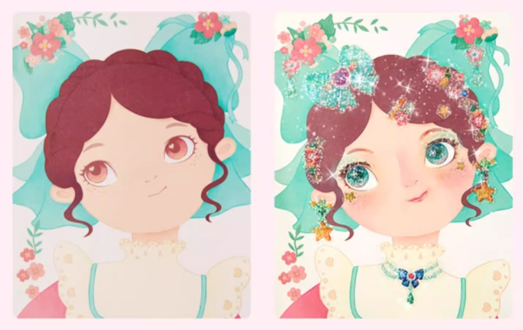 Fantastisch 3-in-1 prinses aankleed- en make-up speelset