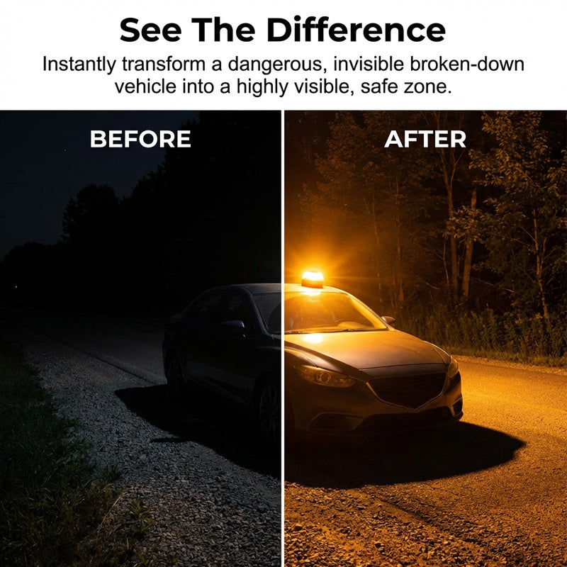 🔈50% KORTING🔥LED Magnetisch Noodwaarschuwingslicht🚗⚠️