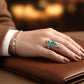⏰LAATSTE DAG - KOOP 1 KRIJG 1 GRATIS!!💝Charmante Verstelbare Vintage Pauw Ring