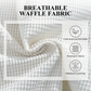 Casual wafelgebreide herenshort met trekkoord