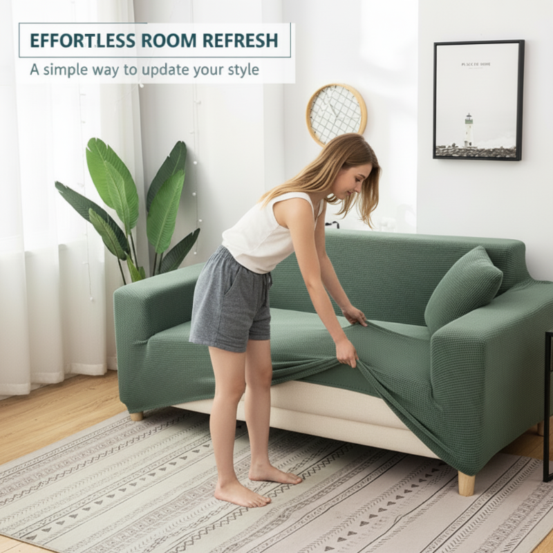 🔥🎁New arrival 50% OFF💯Jacquard Knitted Stretch Sofa Cover