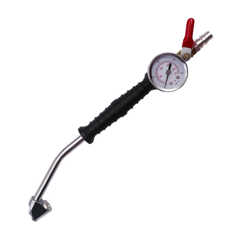 Zware Bandenpomp Met Drukmeter – Altijd De Juiste Spanning🔥Stevig, nauwkeurig & betrouwbaar