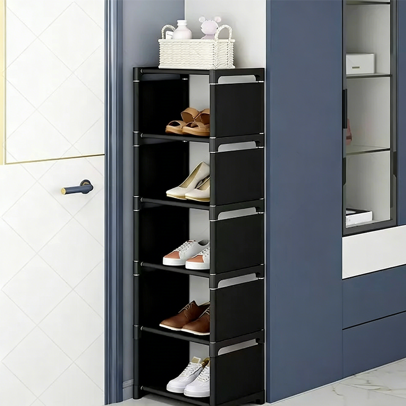 🎁2026 Nieuw Binnen 50% KORTING💥Verticaal Schoenenrek voor Entree – Modulair, Ruimtebesparend, 4/6/8 Niveaus
