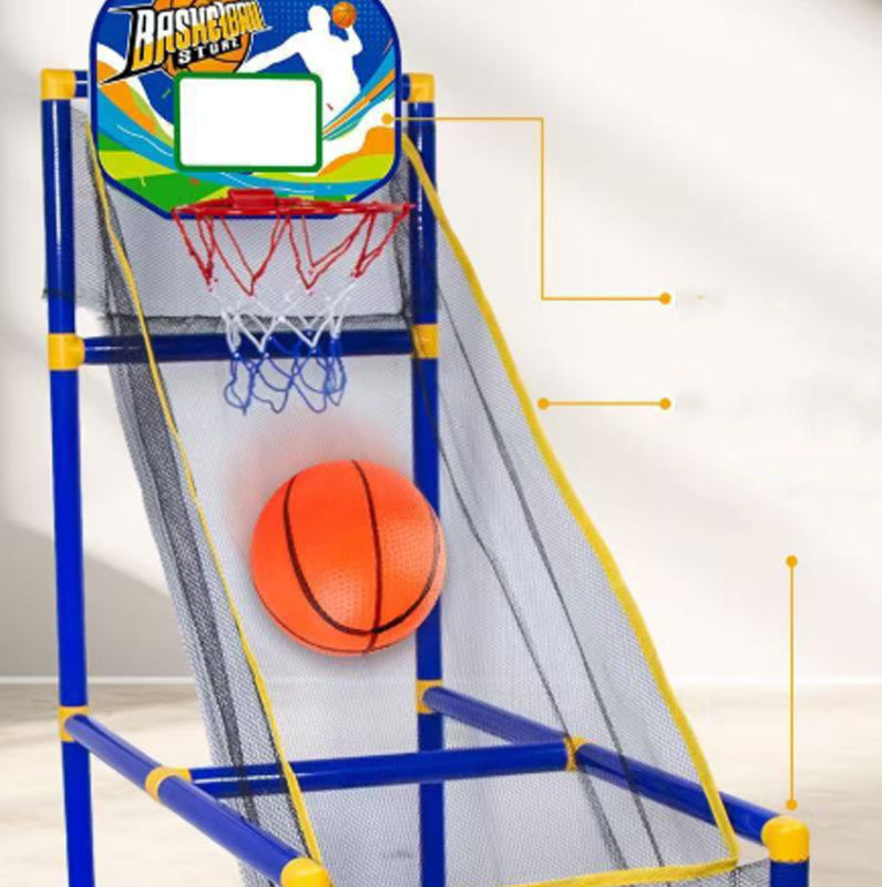 ⏰ NU 50% KORTING!⛹️Snelle verzending 🚚💨Stoere basketbalspel voor binnen voor kinderen met 4 ballen🏀