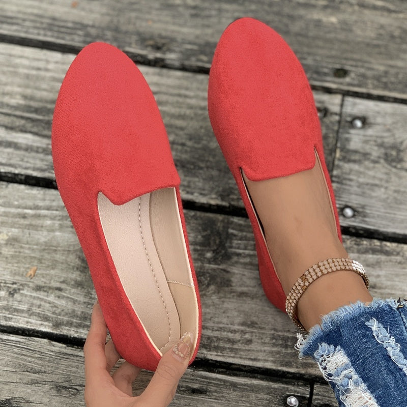 👣 Casual effen platte damesschoenen ✨Comfortabel en stijlvol