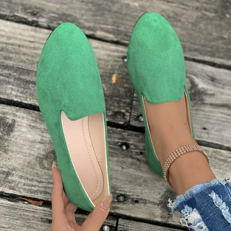 👣 Casual effen platte damesschoenen ✨Comfortabel en stijlvol