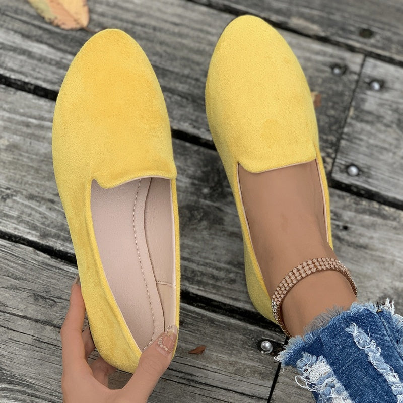 👣 Casual effen platte damesschoenen ✨Comfortabel en stijlvol