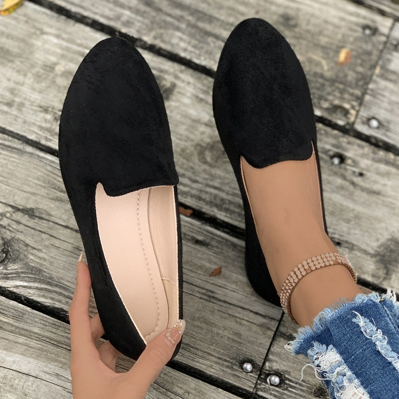 👣 Casual effen platte damesschoenen ✨Comfortabel en stijlvol