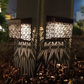 Solar LED Wandlamp met Opengewerkt Design voor Tuin & Pad
